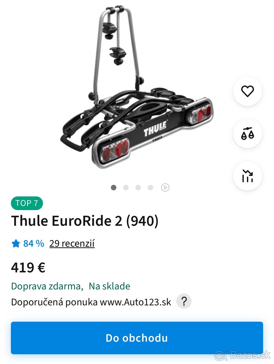 Nosič na ťažné THULE. - 7