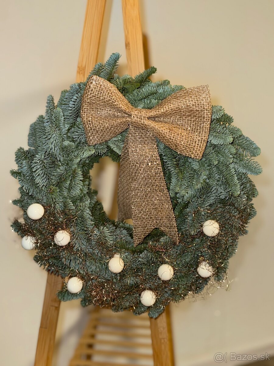 Vianočný veniec na dvere - 7