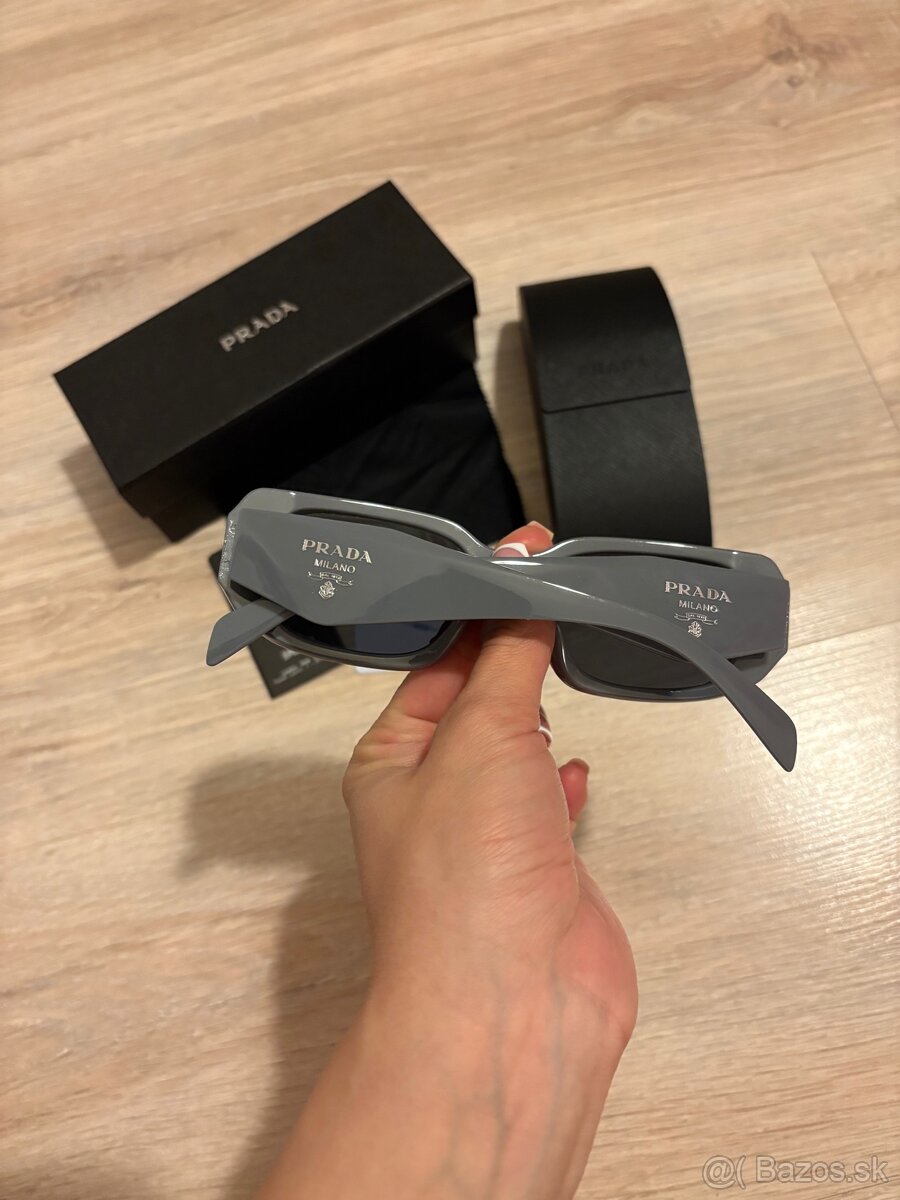 Prada PR 17WS slnečné okuliare - sivé (PR1) - 7