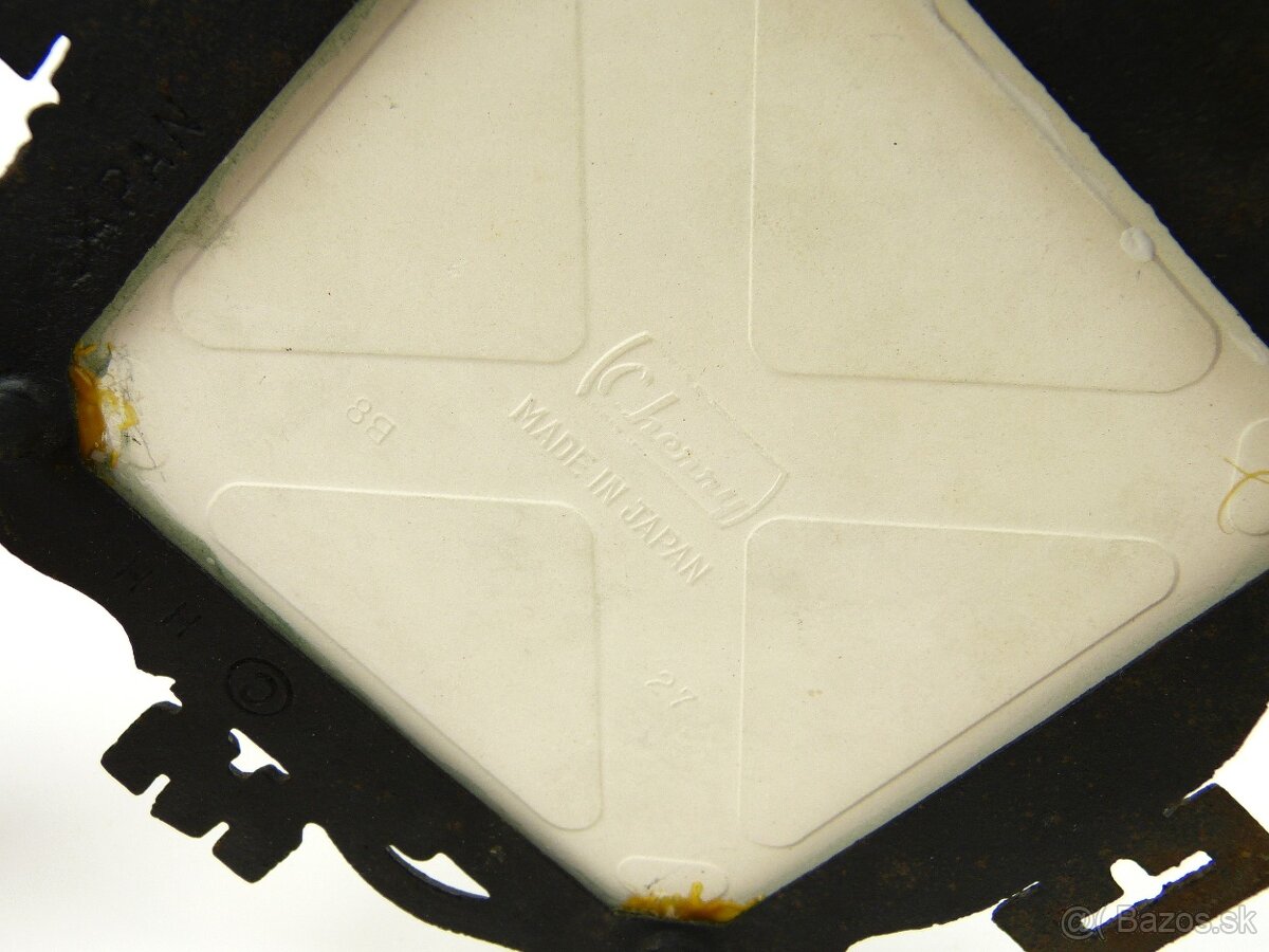 Liatinový Podnos s Keramickým Dekorom - 7