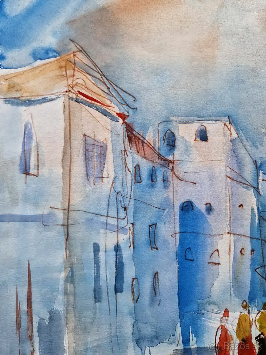 MOSHE LEIDER - (Akvarel) 2, Impresionizmus - 7