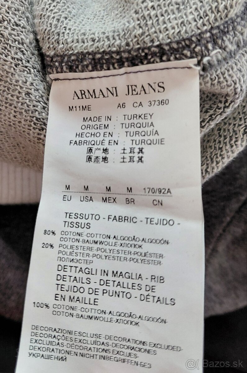 Armani Jeans šedá - 7