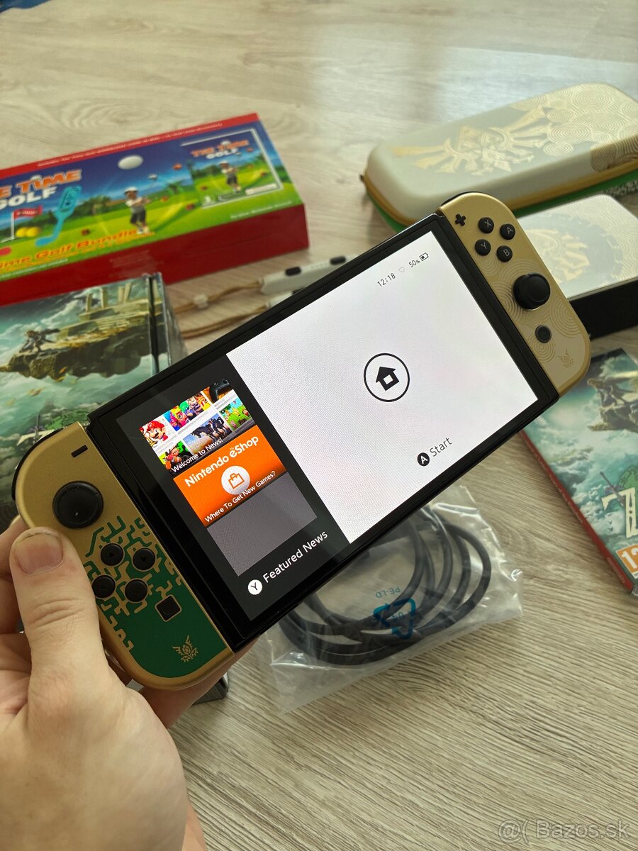 Nintendo Switch Zelda špecial edition - 7