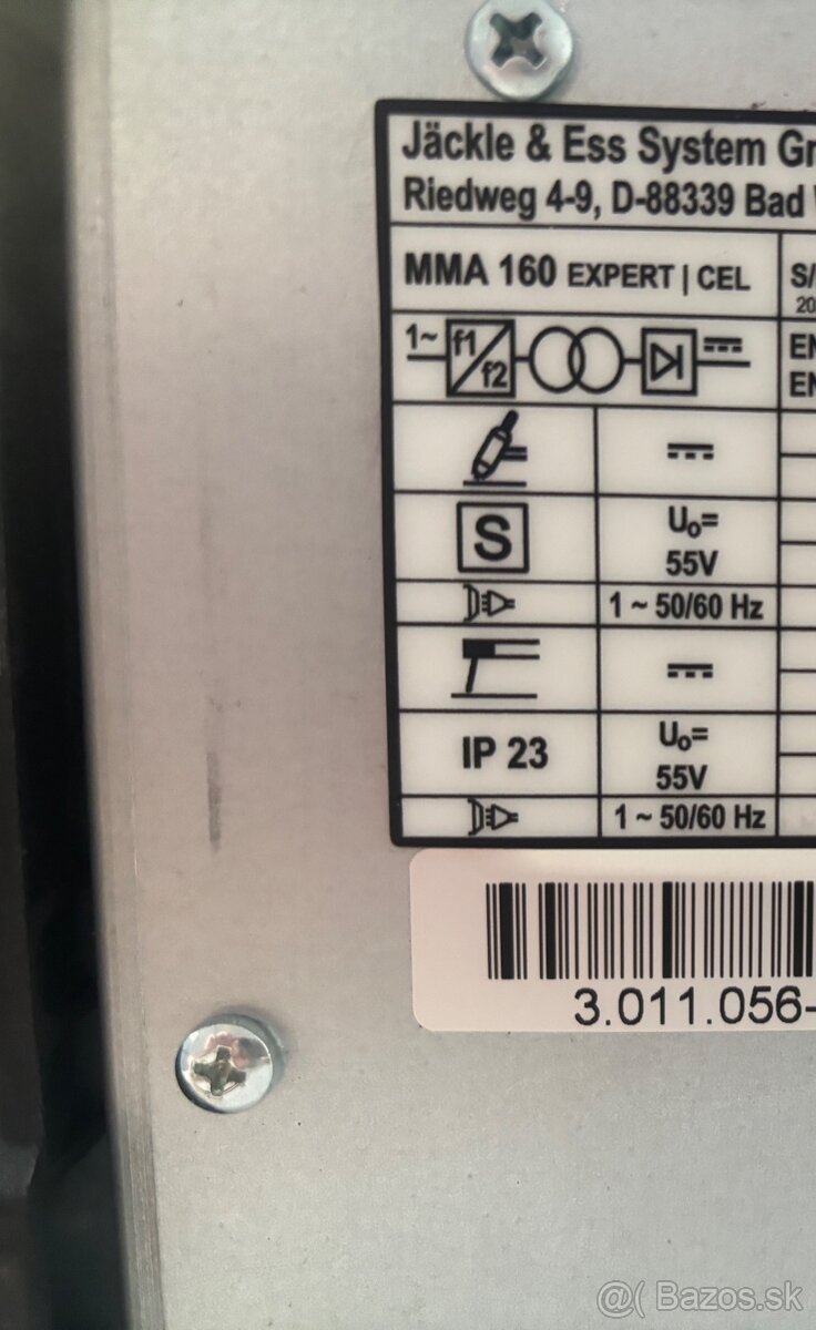 Jess welding mma 160 expert / cel - 7
