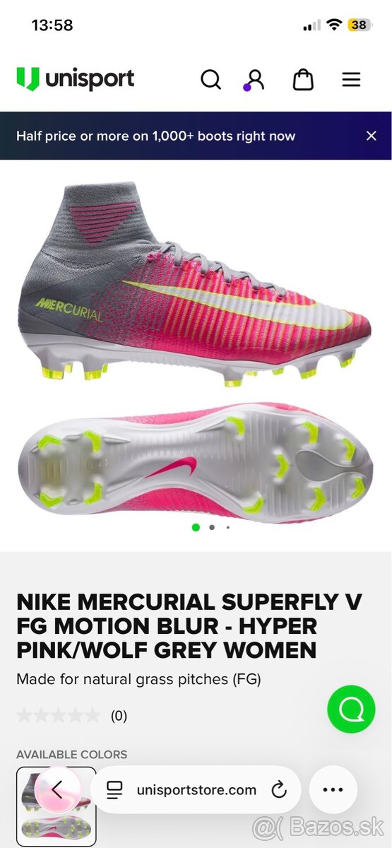 Kopačky nike mercurial superfly - 7