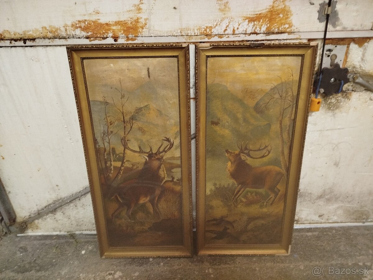 Predám rôzne starožitné obrazy - 7