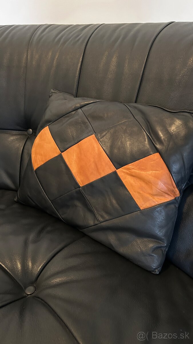 Kožená sedacia súprava + 2 kreslá – pravá koža - 7