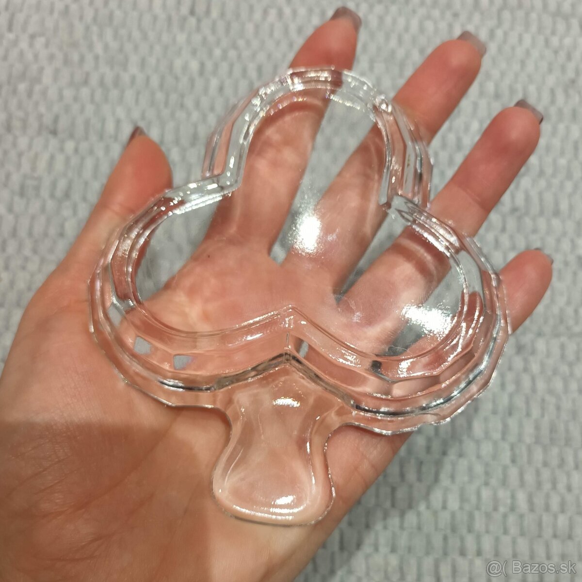 Miska / popolník z lisovaného skla - 7