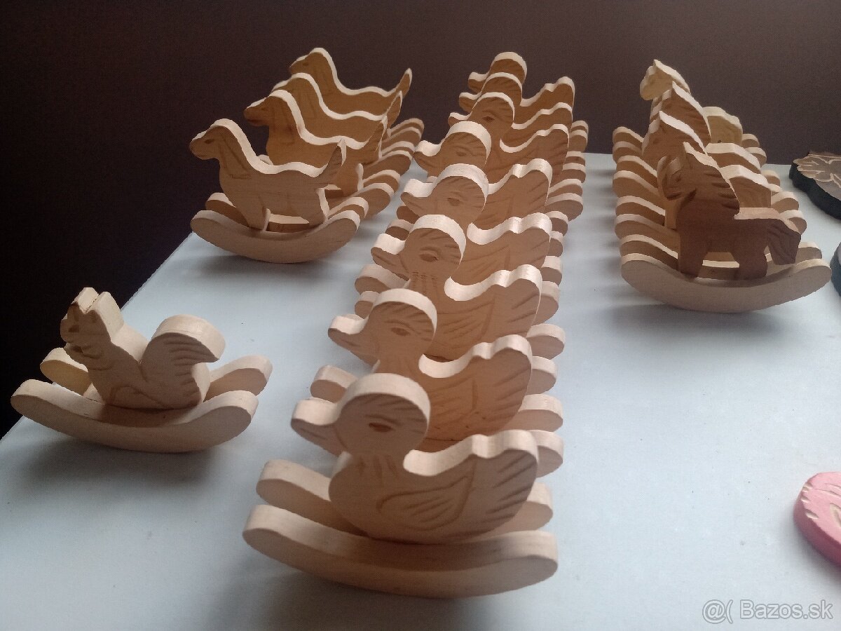 Drevené hračky, magnetky - 7