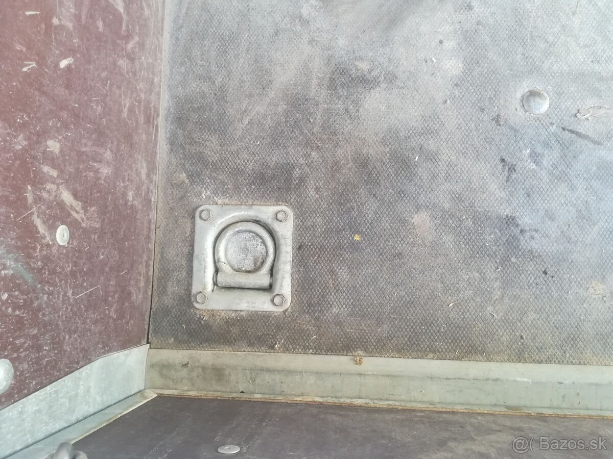 Privesny vozik 1000kg, brzdeny - 7