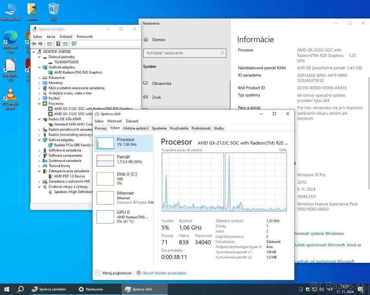 ✔️ pocitac HP T520 - 7