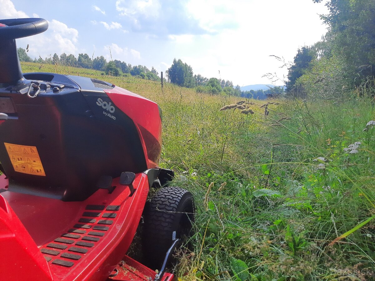 Traktorový mulčovač, kosačka Solo by Alko + snežný pluh - 7