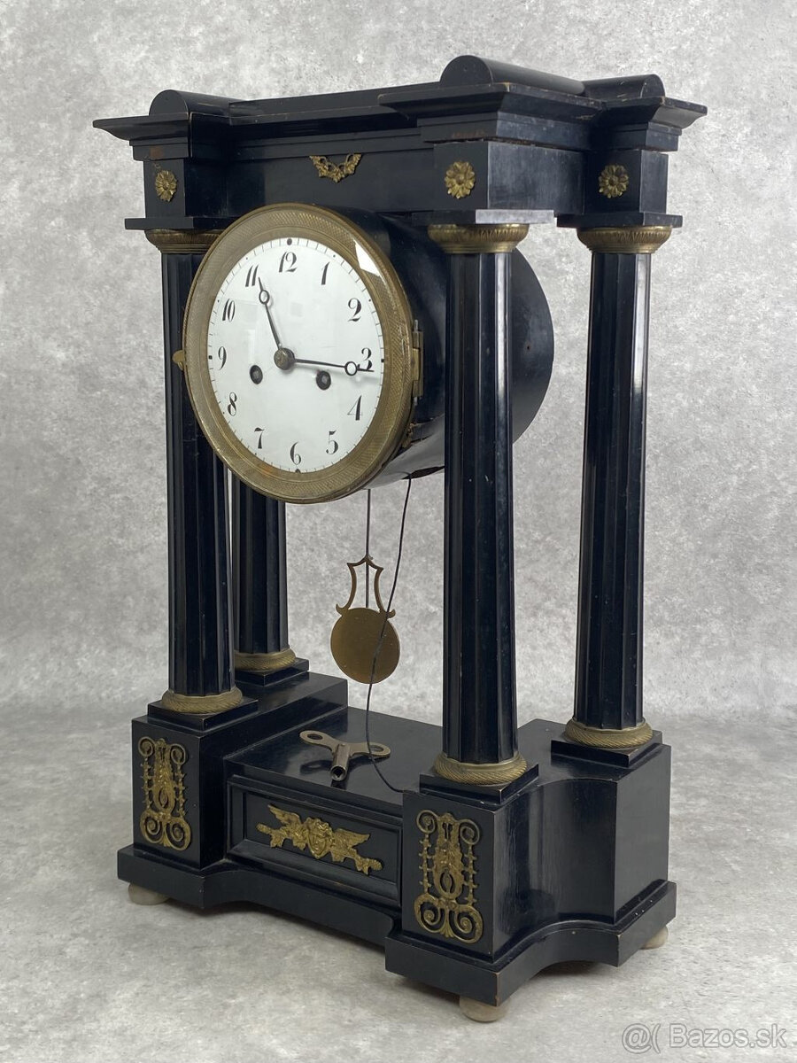 Empírové stlpikové hodiny - 7