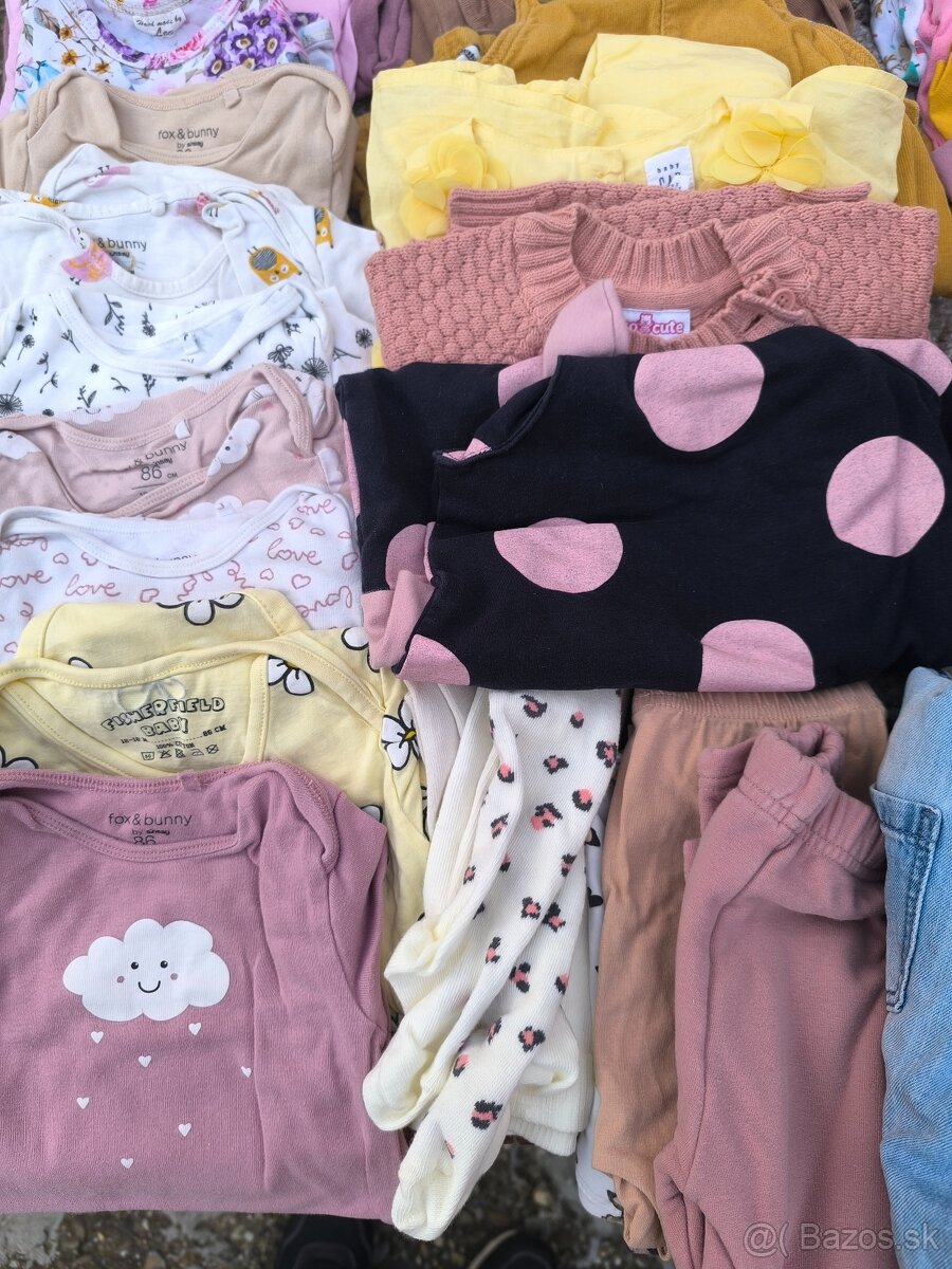 Predám balík oblečenia pre dievčatko 86 - 7