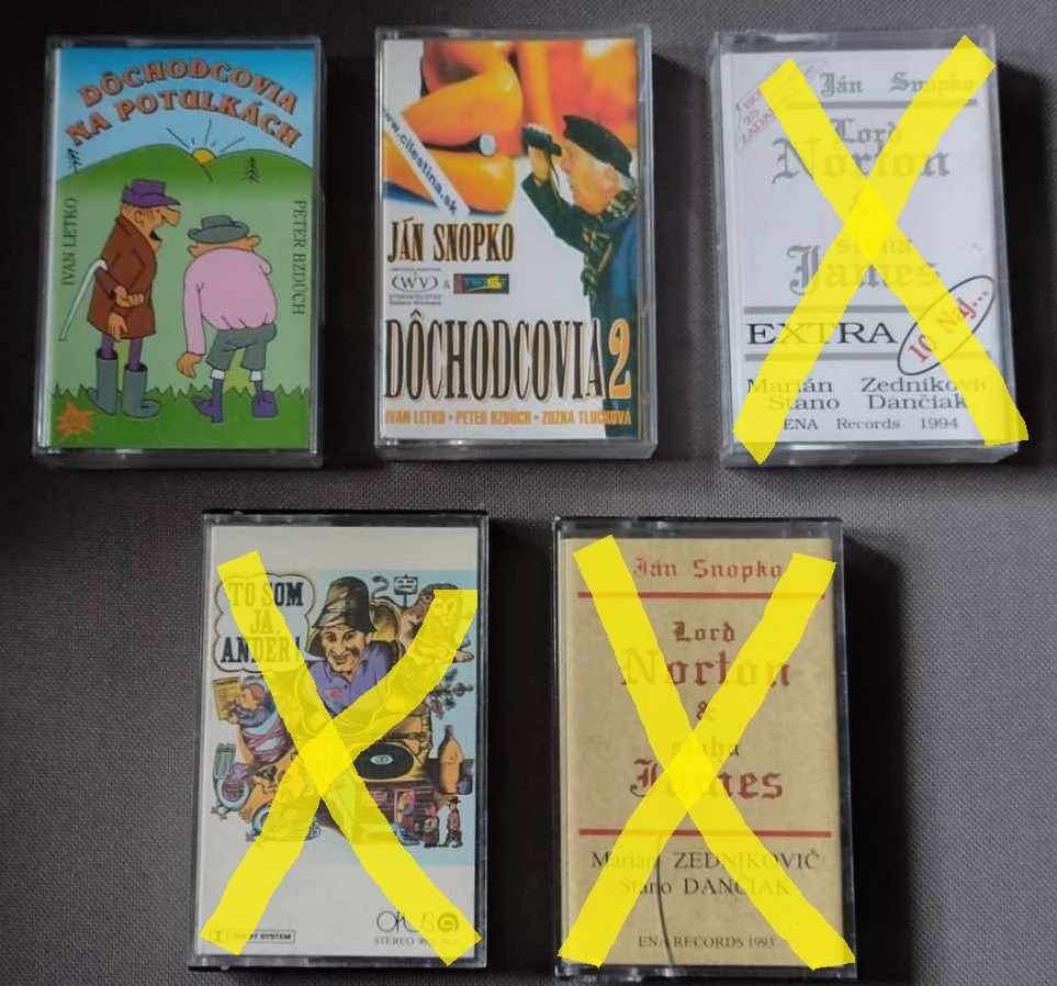 MC kazety-hudba-hovorené slovo - 7