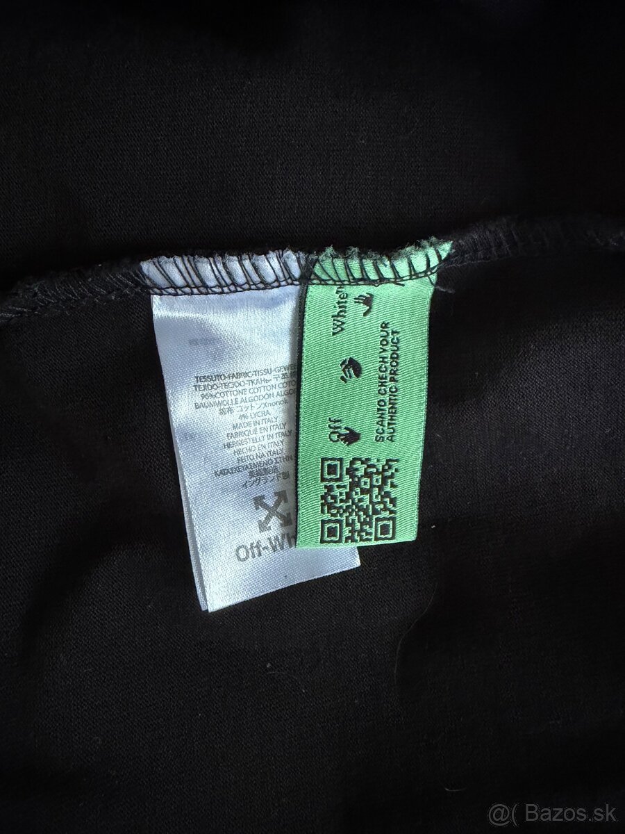 Off White čierne tričko - 7