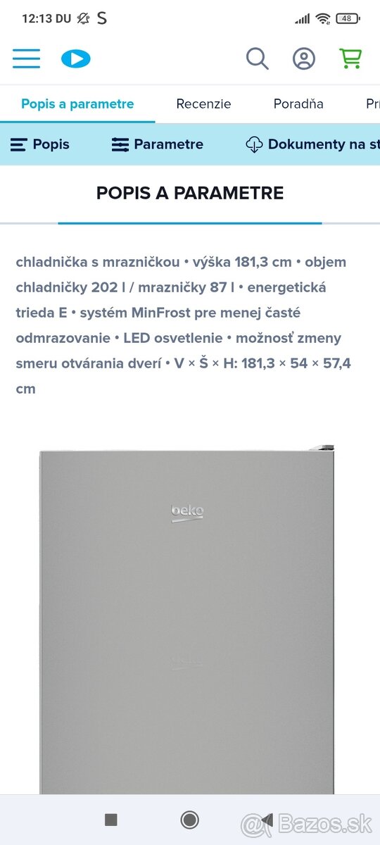 Beko chladnička s mrazničkou - 7