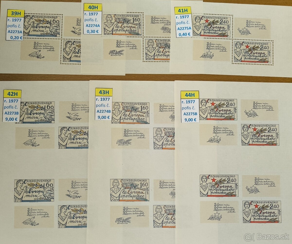 Hárčeky Československo - 1 - 7