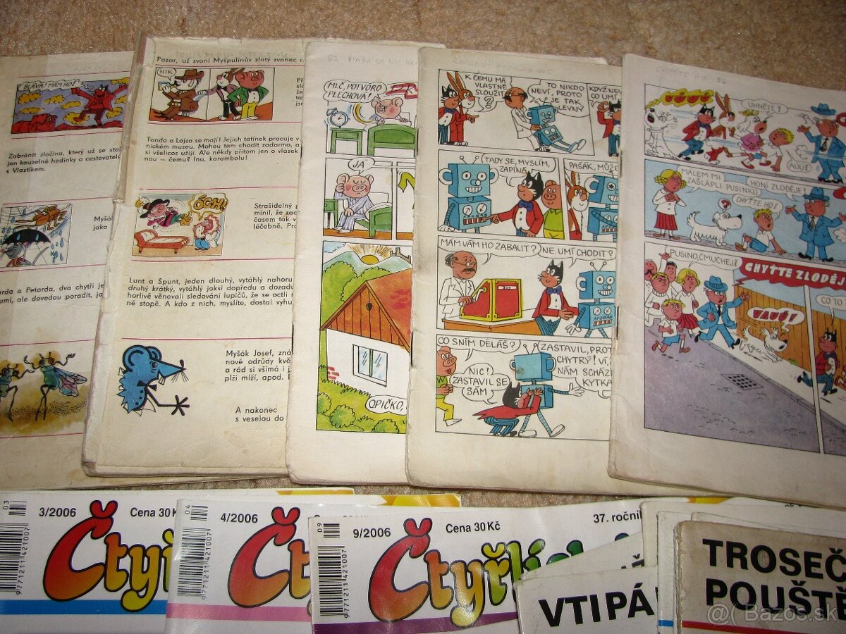 MICKEY MOUSE , čtyřlístek, komixy, časopisy - 7