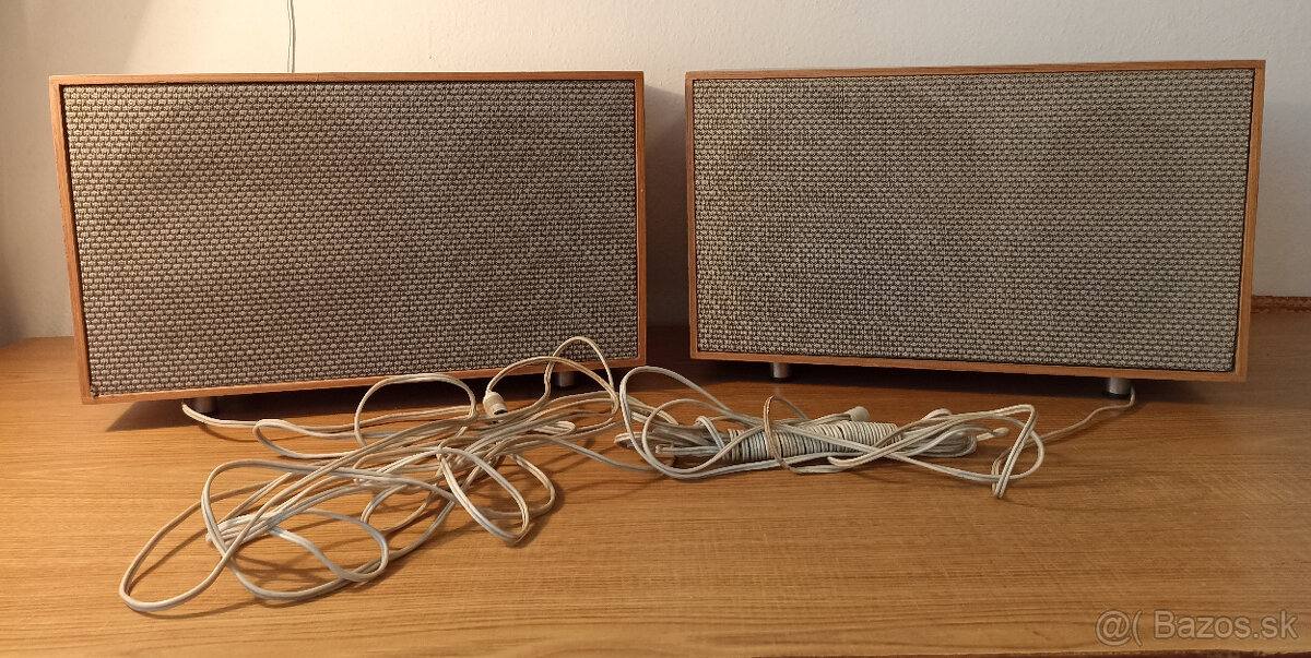 Staré retro rádio Tesla Stereodirigent 538A + reproduktory - 7