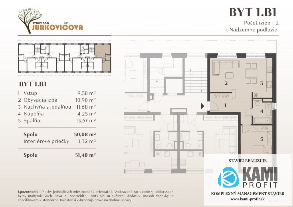 Jurkovičova Nitra – štýlový 2i byt v novej stavbe - 7