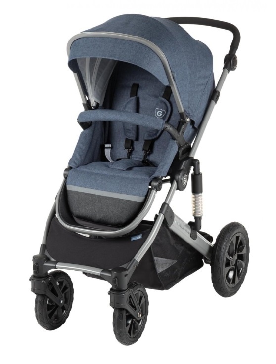 Kombinovaný kočárek HERO Air Max, G-mini, MODRÉ, NOVÉ - 7