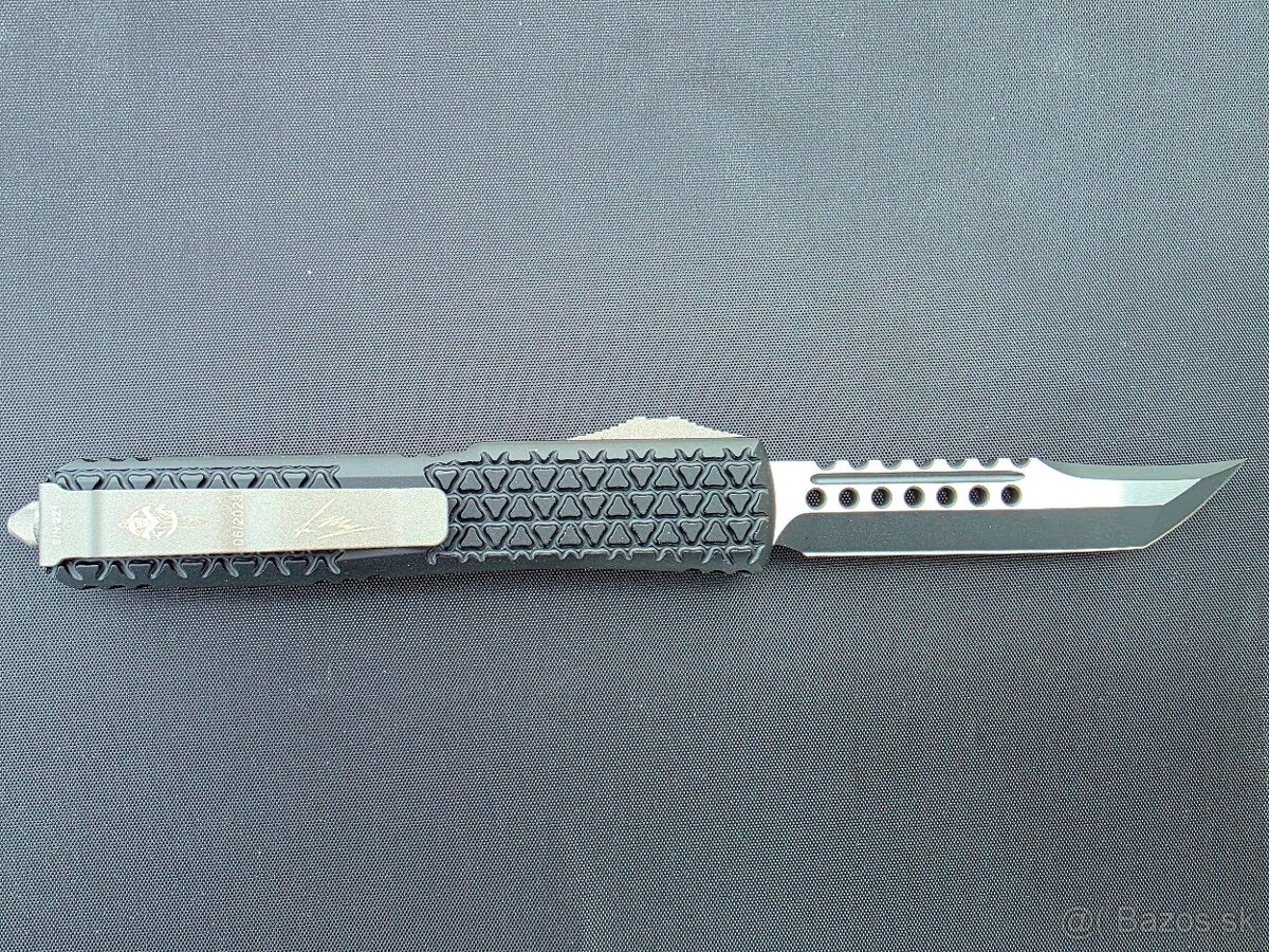 Microtech Ultratech Hellhound Tri Grip Gun Metal - 7