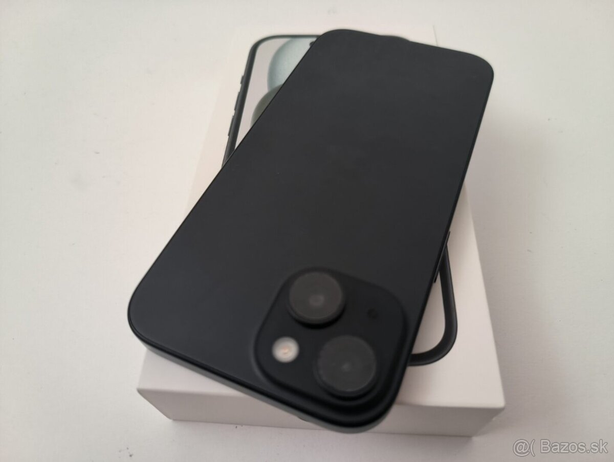 apple iphone 15 128gb Midnight 100% Batéria - 7