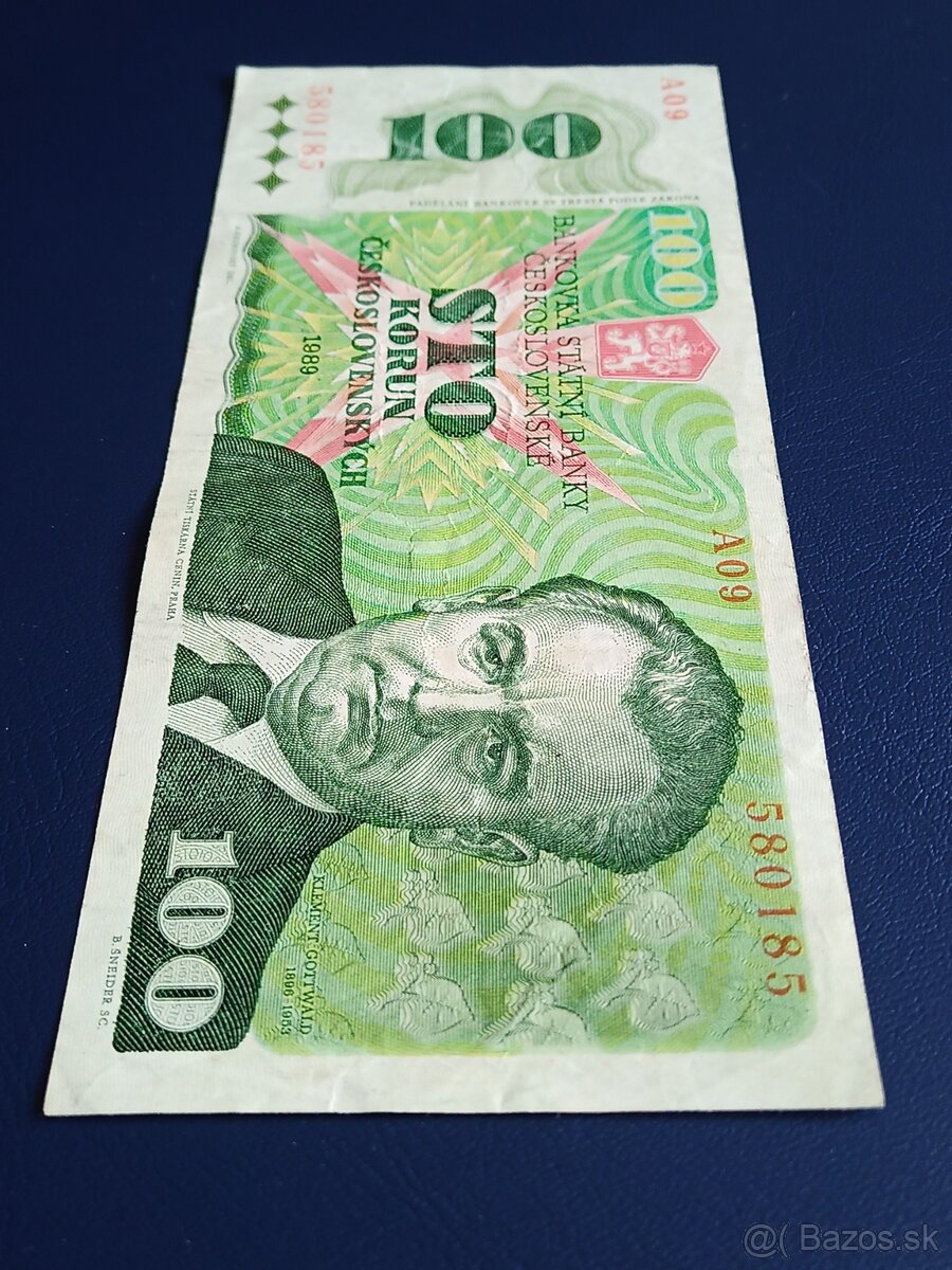 Gotwald 100 koruna 1989 - 7