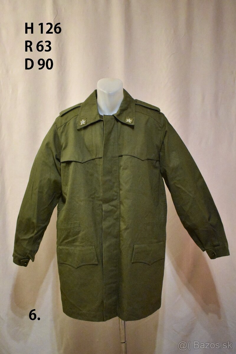 Vojenská zelená bunda - 7
