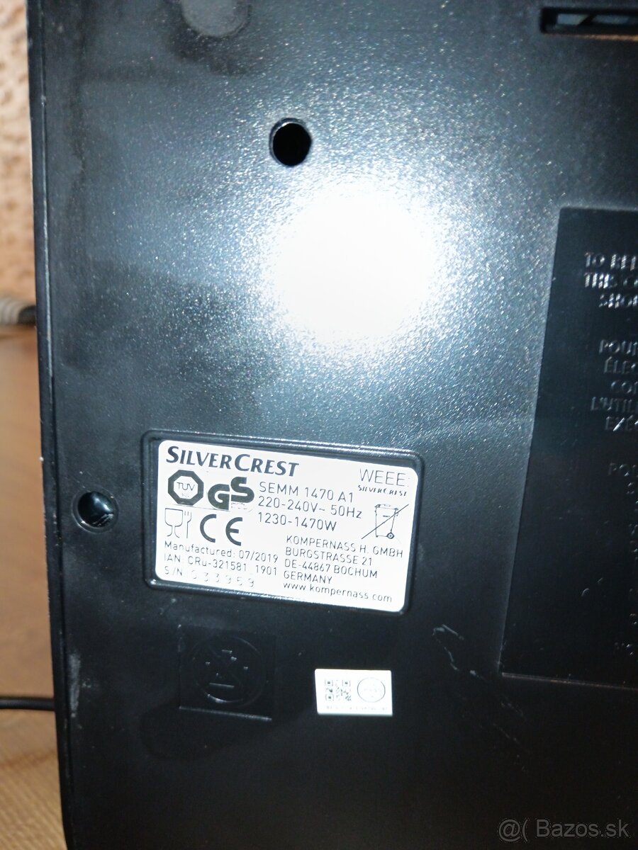 Kávovar s napeňovačom mlieka SEMM 1470 A2 - 7