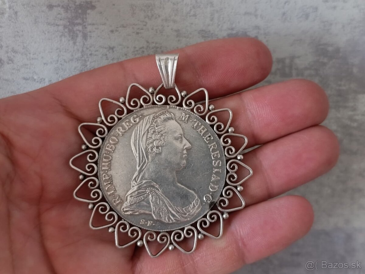 Tolar Marie Terezie(zřejmě novorazba), PUNC, AG, STRIBRO - 7