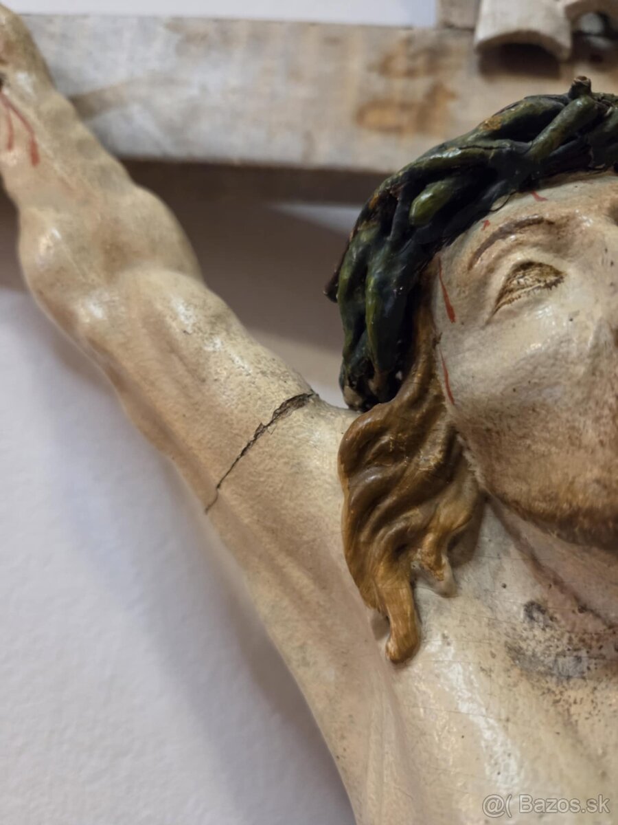 Drevený kríz s jezisom drevenym - 7