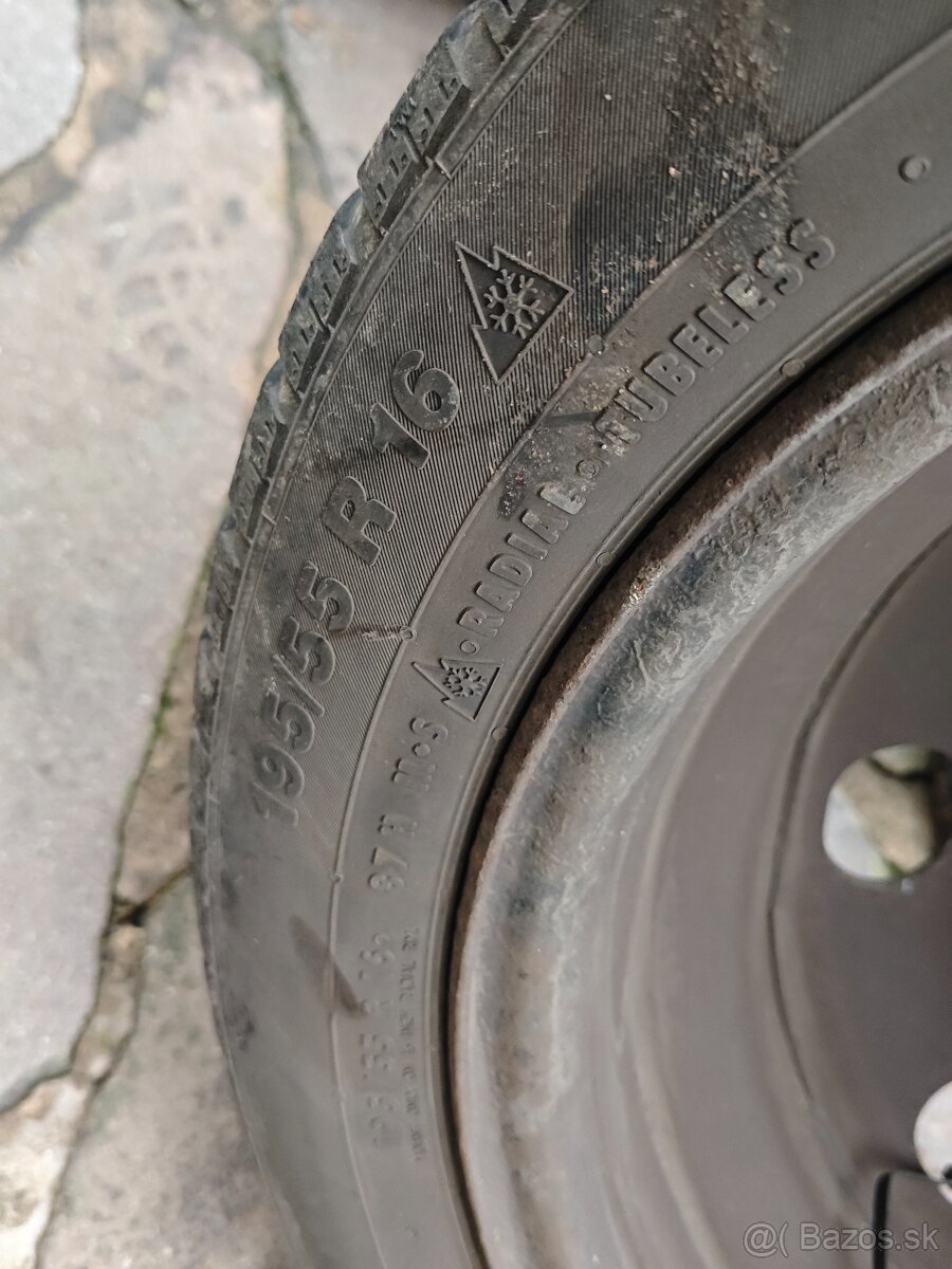 Zimné kolesá 195/55 R16 - 4 x 108 - 7