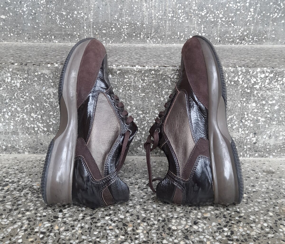 Dámske kožené topánky č.36 - 7