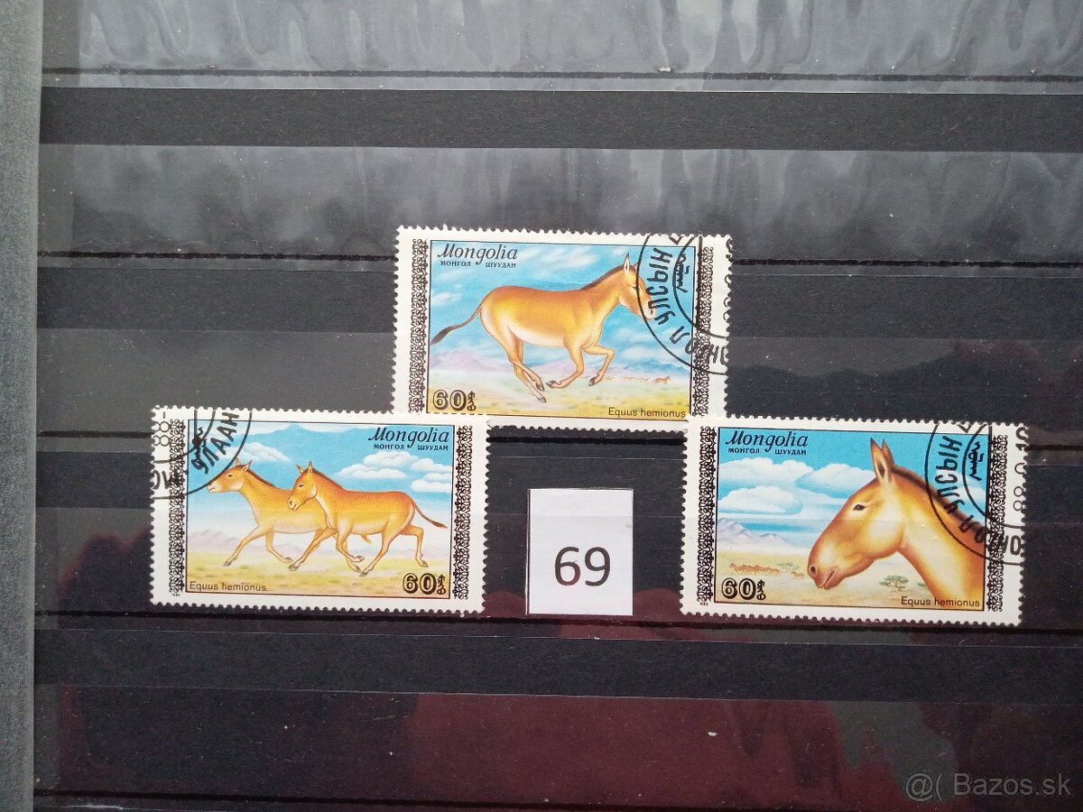 Poštové známky č.427 - FAUNA SVETA IV. - 20 ks sérií - 7