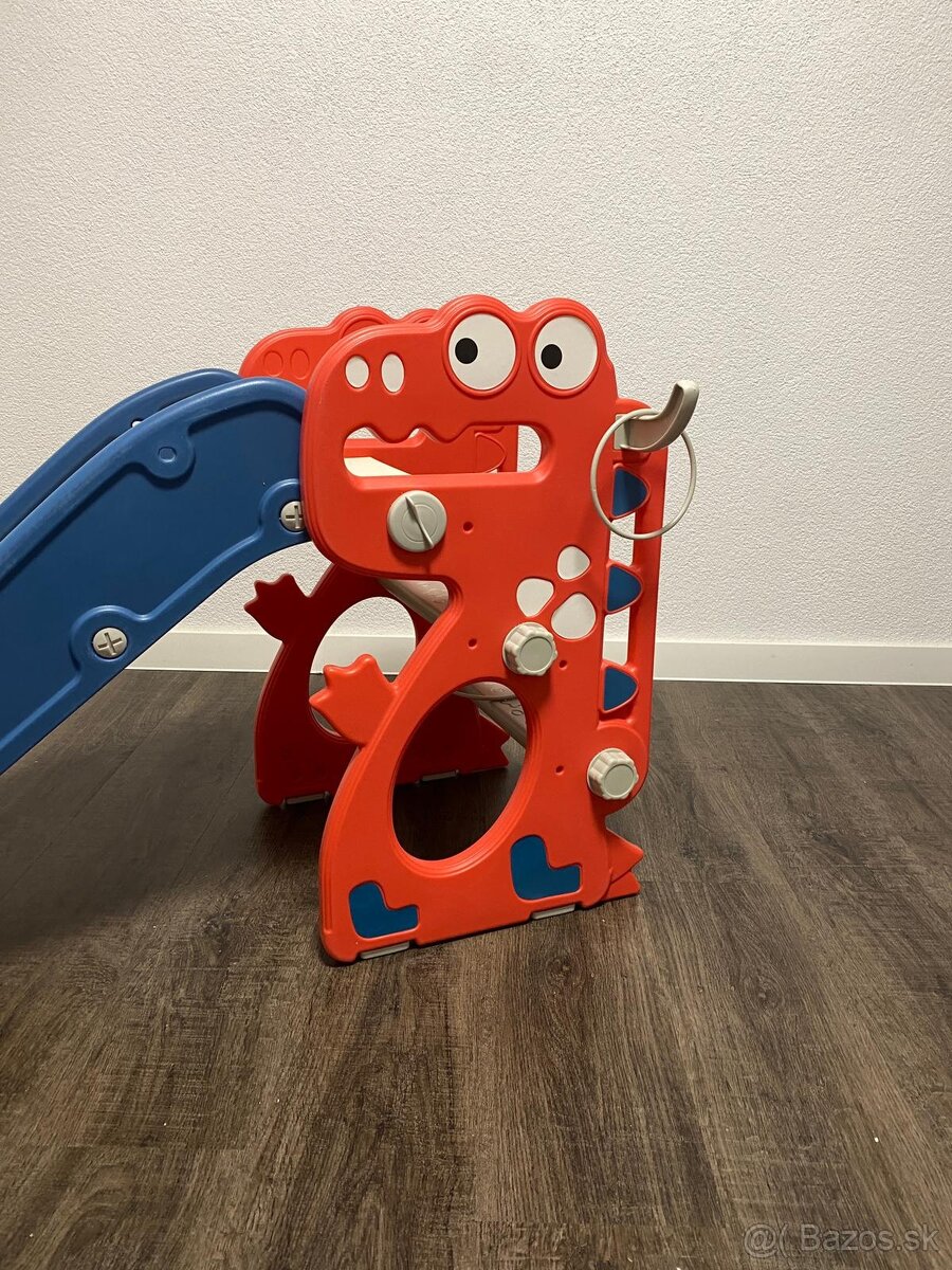Predám veselú detskú šmýkačku DINO - 7