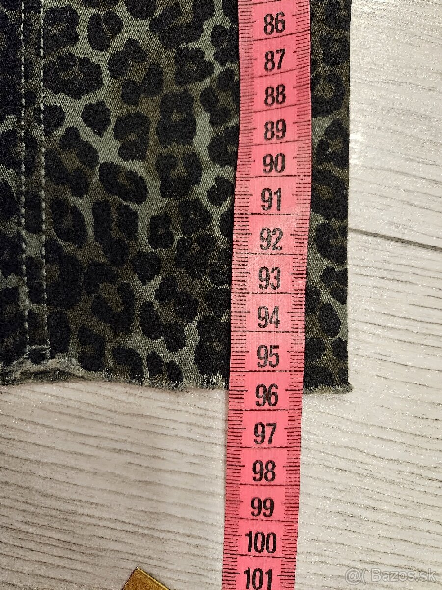 Dievčenské zelené tigrovane rifle, vel. 164 - 7