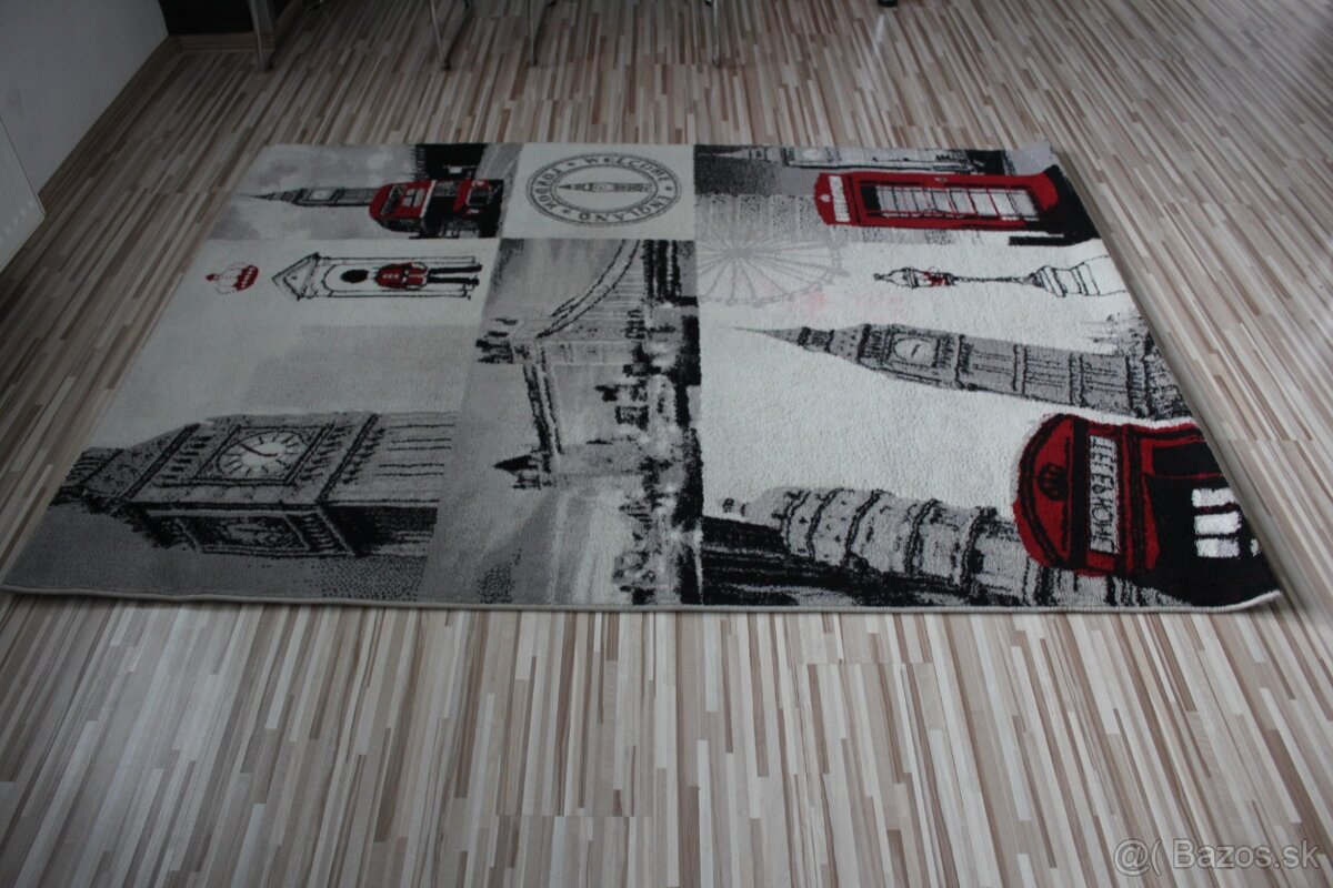 Koberec do detskej izby 2kusy pirát + Londýn - 7