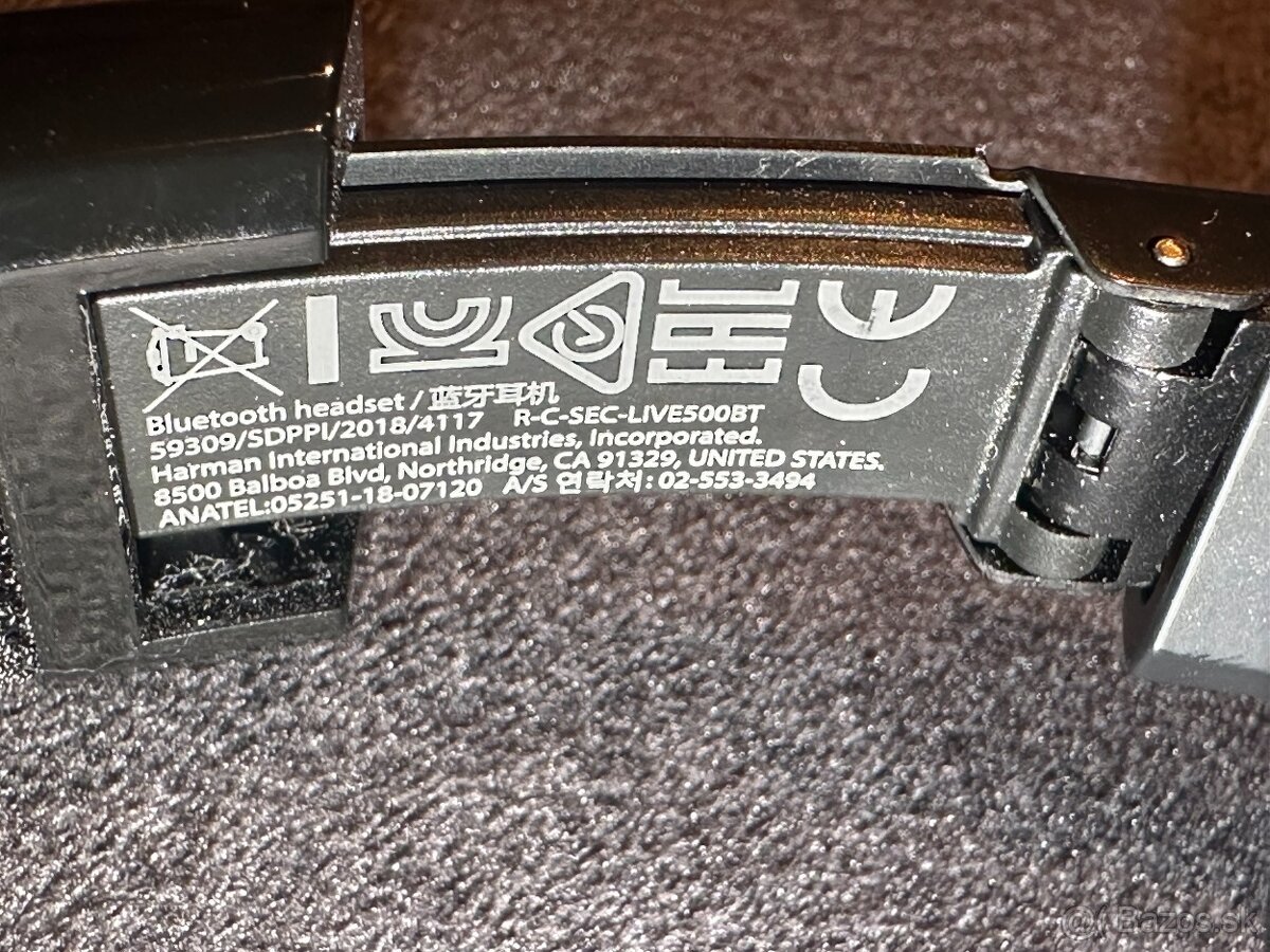 Bluetooth slúchadlá JBL LIVE 500 BT - 7