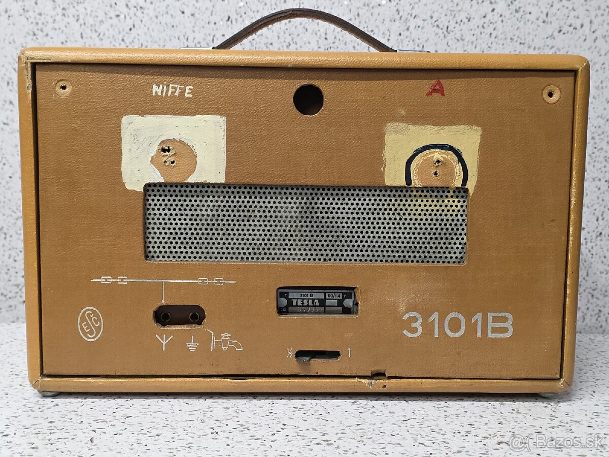 ☆ starožitné elektronkove radio Tesla 3101B - 7
