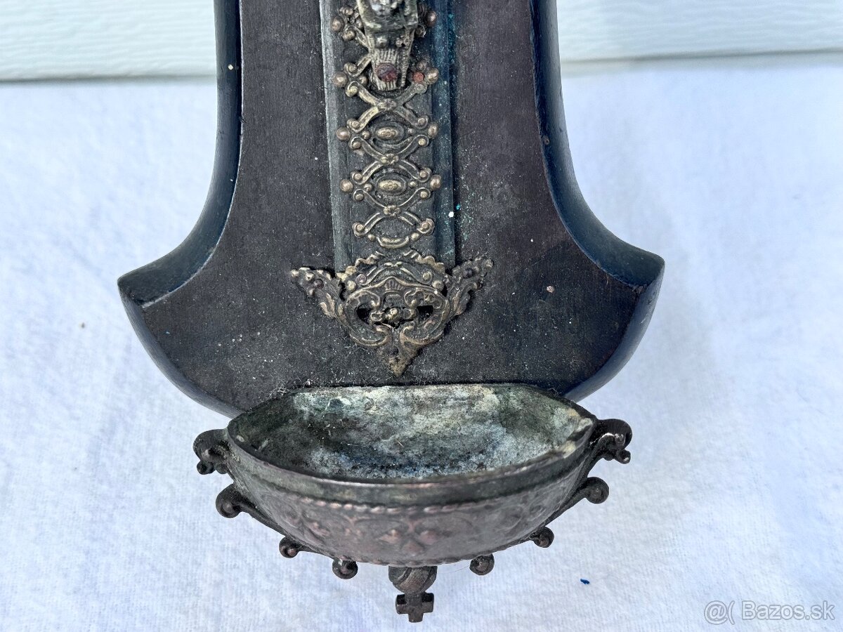 Nádherná zdobená velká starožitná kropenka kol.1870 - 7