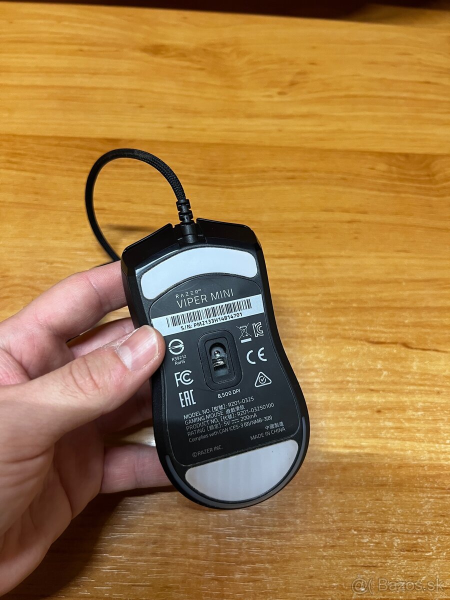 Predám hernú myš Razer Viper Mini - 7