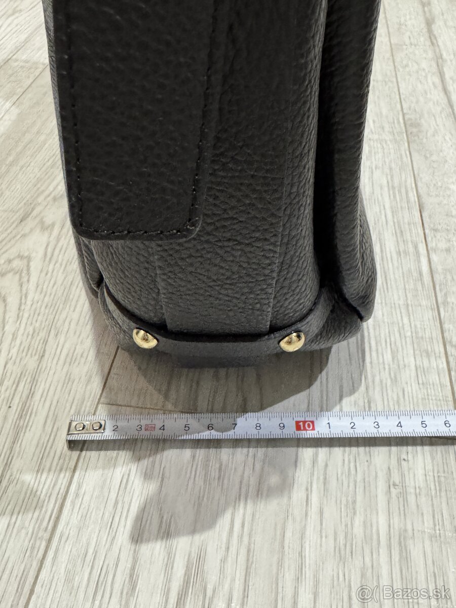 Kožená kabelka bez značky - 7