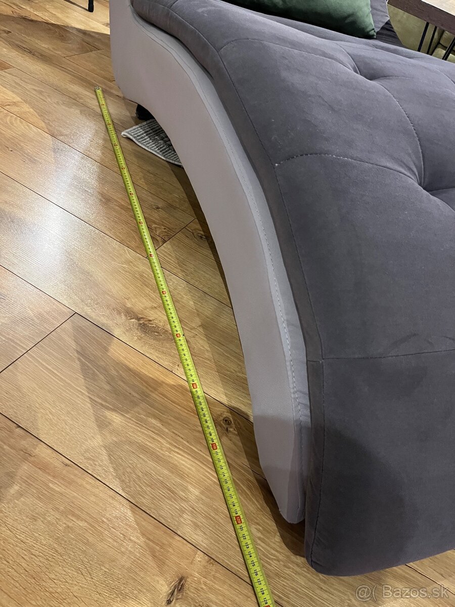 Sivá leňoška taburet - 7