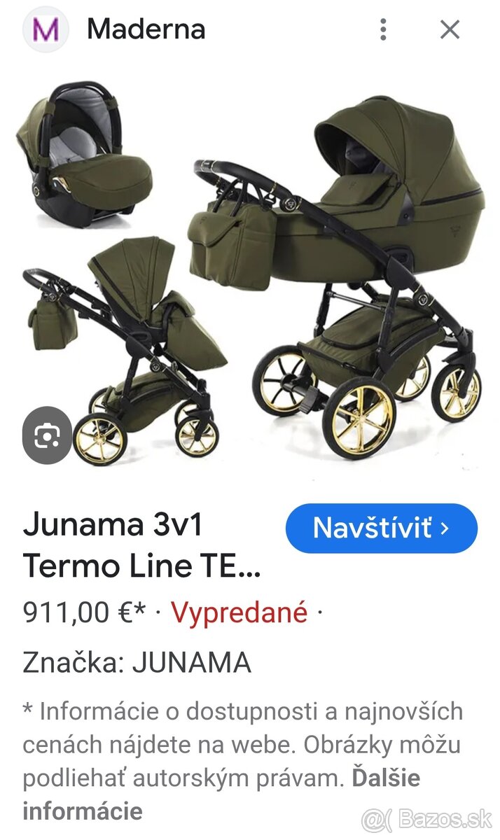Kočík Junama 3V1 komplet - 7