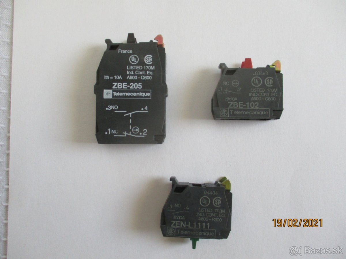 Predam kontrolky a tlačitka -prepinače-SCHNAIDER - 7