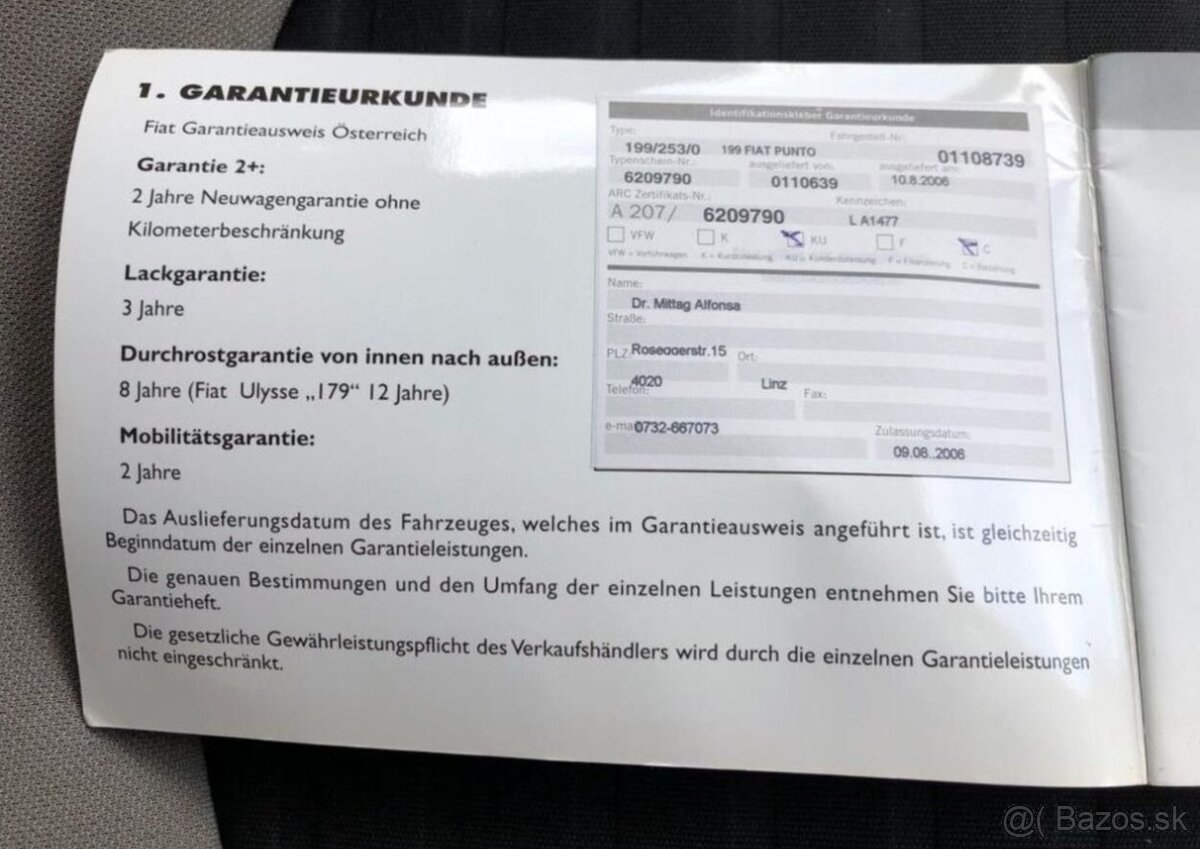 Fiat Punto 1.4 benzín manuál 57 kw - 7