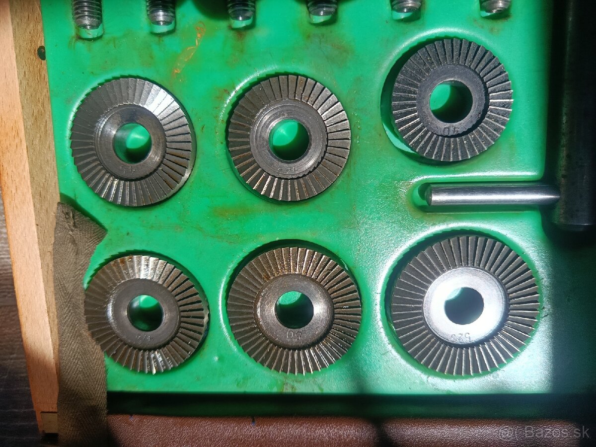 Sada fréz ventilov 30 stupnov - 7