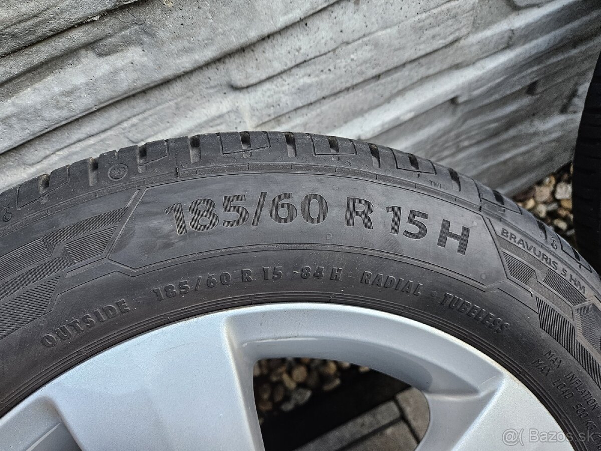 Disky Skoda 5x100 + pneu - 7